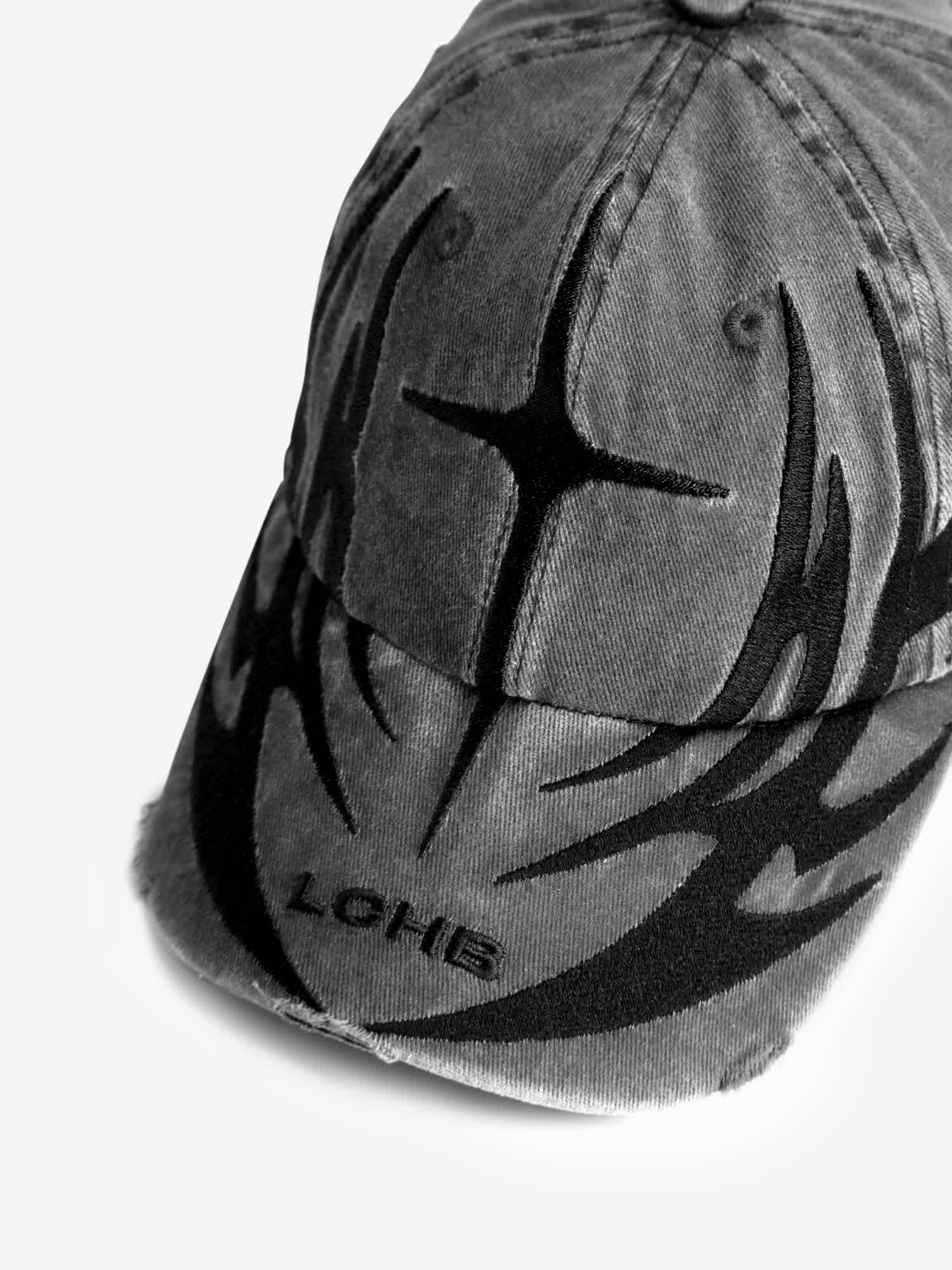 PIERCE cap front closeup