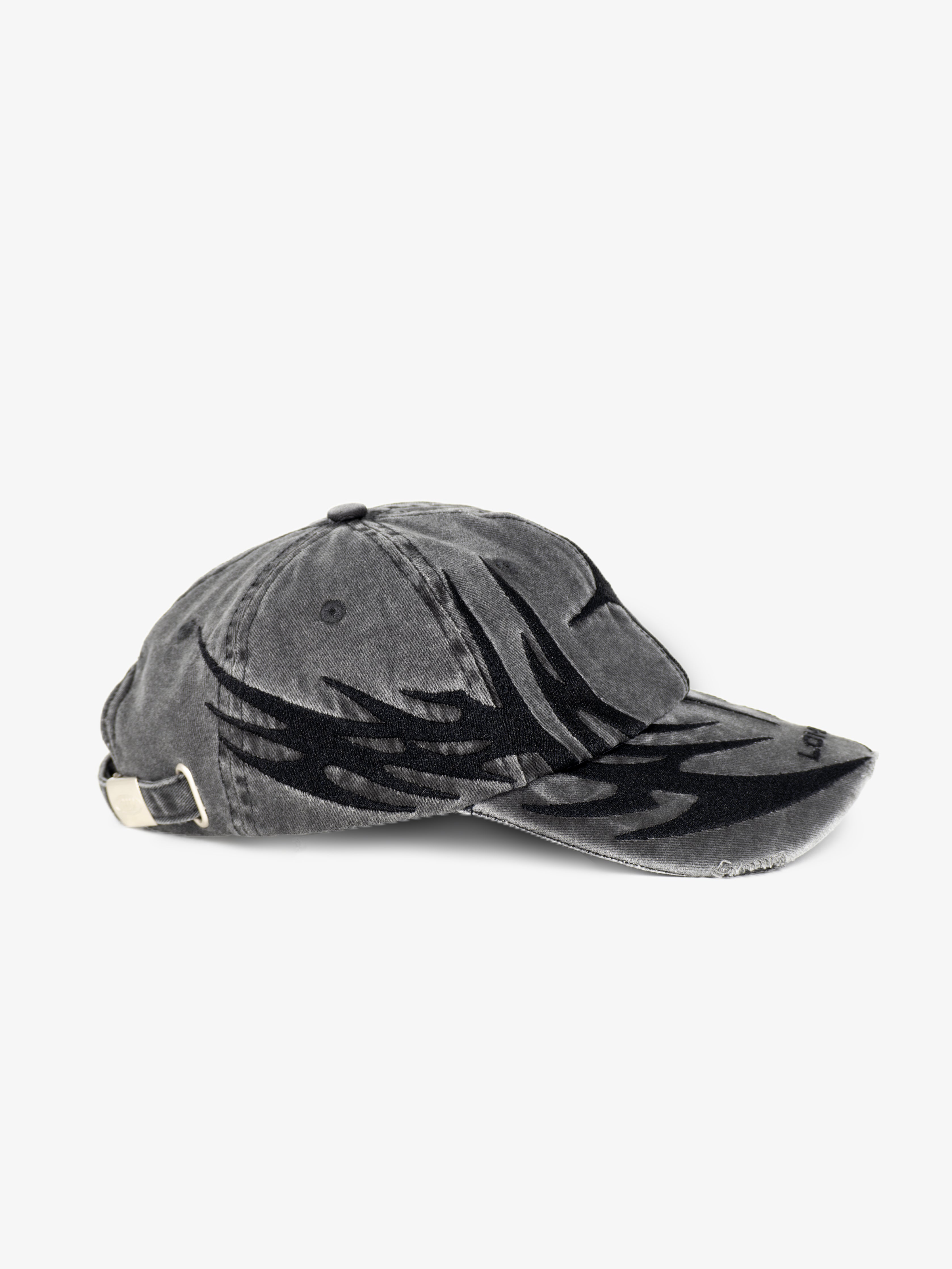 PIERCE cap side view